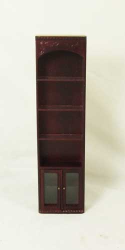 R8021 - Mahogany Tall Collections Shelf Cabinet - Click Image to Close